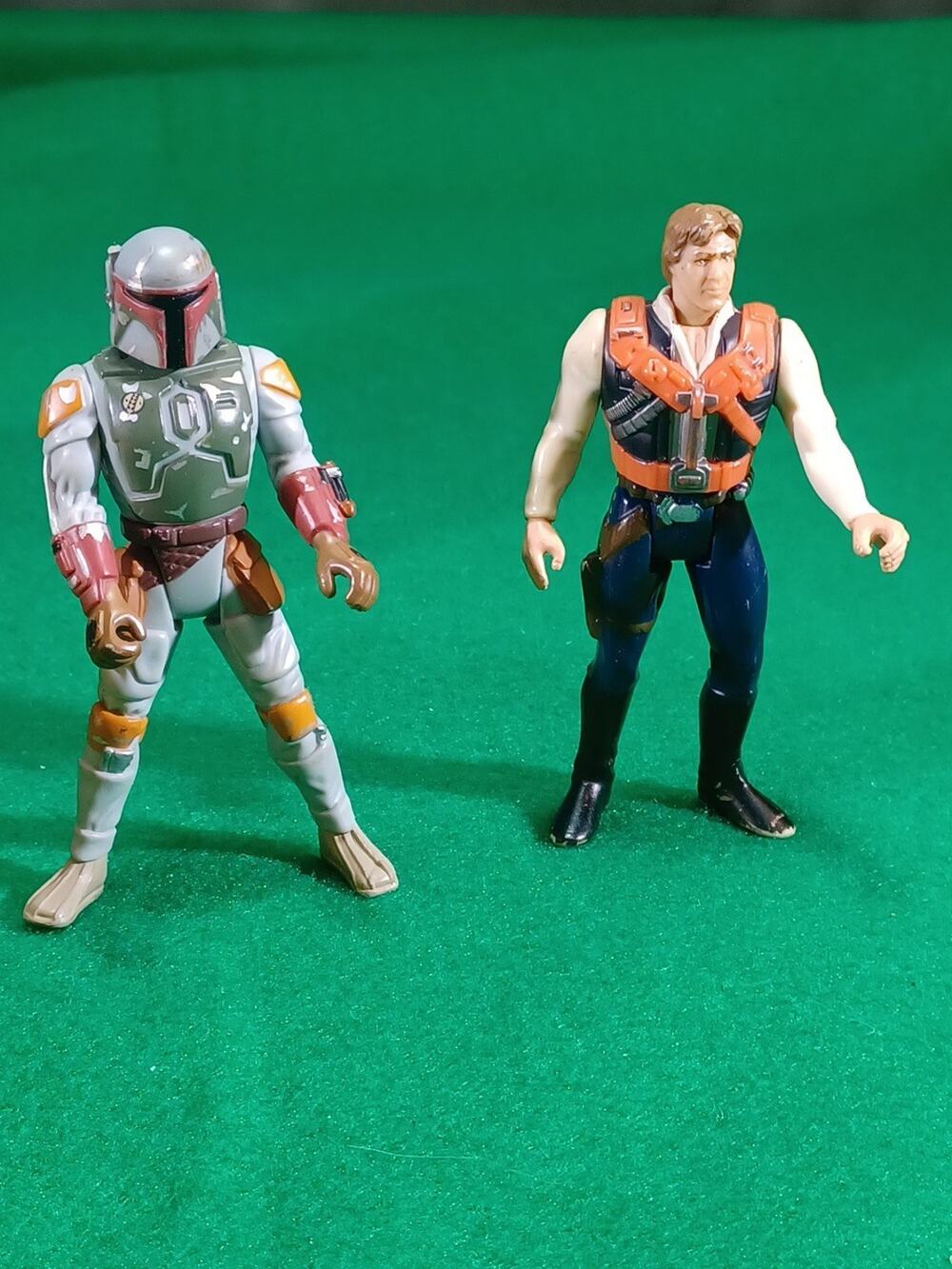 Vintage Star Wars Han Solo Deluxe 1996 BOBA FETT Action Figure Kenner Hasbro